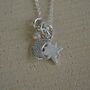 Sterling Silver Star And Moon Birthstone Pendants, thumbnail 3 of 11
