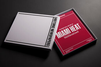 Miami Heat Personalised Nba Basketball Gift Newspaper Book, 4 of 12