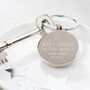 Personalised Best Daddy In The World Keyring, thumbnail 1 of 3