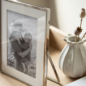 Silver Plated Easel Photo Frame, 4 of 6