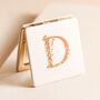Floral Initial Compact Mirror, thumbnail 3 of 7