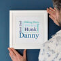 Personalised Typographic Print Any Occasion, thumbnail 3 of 5