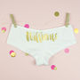 Personalised 'Future Mrs' Contemporary Hen Knickers, thumbnail 4 of 9