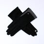 Merino Wool Touch Screen Gloves With Herringbone Cuff, thumbnail 8 of 12
