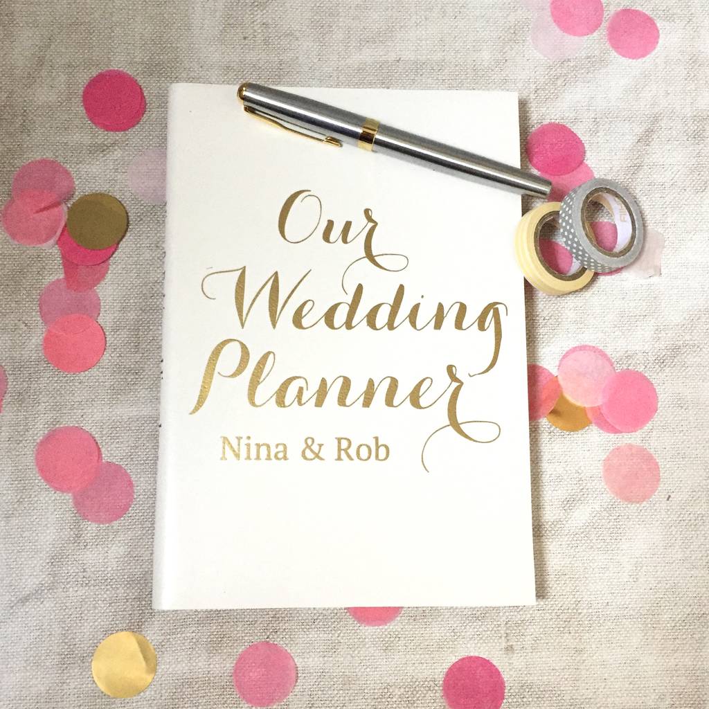 Personalised Wedding Planner Journal, 1 of 5