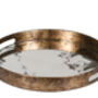 Mirrored Gold Decorative Tray, thumbnail 2 of 3