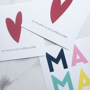 Personalised Modern New Mum Print, 6 of 7