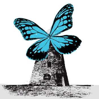 Wingmill Screenprint Butterfly Windmill, 2 of 2