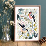 Bullfinch Giclée Art Print, thumbnail 1 of 3