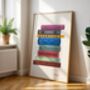Glasgow Book Stack Art Print, thumbnail 3 of 6