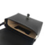 Black Leather Cross Body Bag, thumbnail 6 of 6