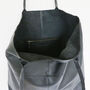 Fair Trade Handcrafted Large Leather Tote Shopper Bag, thumbnail 10 of 12