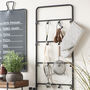 Industrial Metal Wall Storage With Hooks, thumbnail 1 of 3