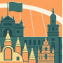 Personalised Seville Marathon Print, Unframed, thumbnail 3 of 3