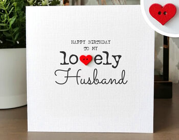 Personalised Birthday Card For Special Husband, Handmade Card, 3 of 4