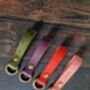 Personalised Clasp Leather Keychain Gift, thumbnail 2 of 6