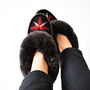 Luxury Lucky Dip Handmade Sheeepskin Slippers, thumbnail 6 of 9