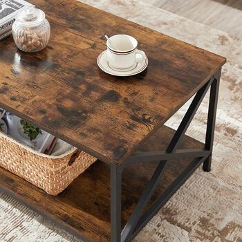 Coffee Table With Storage Shelf, 2 of 6