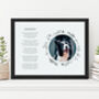 Wedding Photo And Words Personalised Print, thumbnail 9 of 9