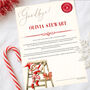 Personalised Elf Arrival Letter From The North Pole, thumbnail 2 of 3