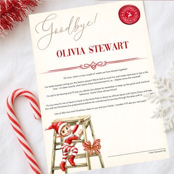 Personalised Elf Arrival Letter From The North Pole, 2 of 3