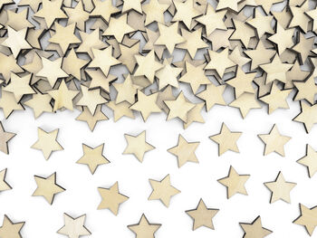 Wooden Star Confetti, 3 of 3