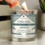 Personalised The Perfect Match Scented Jar Candle, thumbnail 4 of 4