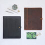 Personalised Buffalo Leather Document Portfolio, thumbnail 9 of 12