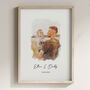 Personalised Dad Portrait, Custom Gift For Dad, thumbnail 1 of 8