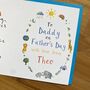 Personalised To Daddy On Fathers Day Card, thumbnail 2 of 4