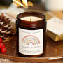 Christmas Gift For Couple Staying Home Festive Candle, thumbnail 1 of 11