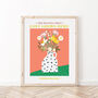 Personalised Family Birth Flowers Mother's Day Print, thumbnail 5 of 9