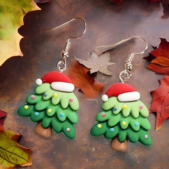 Christmas Tree Earrings Gift, 2 of 6