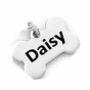 Personalised Border Terrier Sterling Silver Key Ring, thumbnail 2 of 5