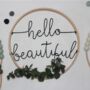 'Hello' Decorative Wire Typography Hoop, thumbnail 2 of 10