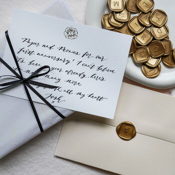 Bloom Luxury Gold Foiled Notecard Set, 3 of 3