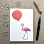 Personalised Flamingo Birthday Card, thumbnail 1 of 4