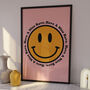 Acid Smiley Have A Nice Rave Print, thumbnail 1 of 7
