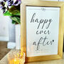 Personalised Happy Ever After Couple Print, thumbnail 1 of 3