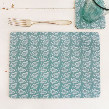 Set Of Four Cow Parsley Placemats, 2 of 4
