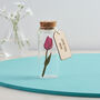 Miniature Flower Valentine's Day Message Bottle Gift, thumbnail 8 of 9