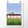 Stevenage Broadhall Way North Stand Poster, thumbnail 2 of 7