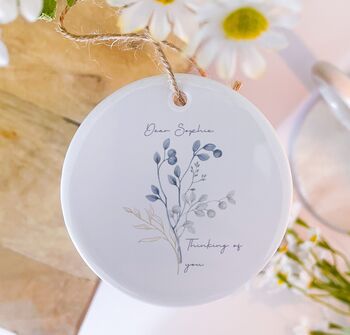 Personalised Thinking Of You Flower Candle Gift, 3 of 9