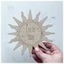 'Earth Side' Sun Baby Announcement Disc, thumbnail 3 of 4