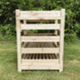 Traditional Five Drawer Wooden Apple Storage Racks Set Of Two, thumbnail 5 of 9