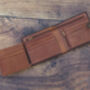 Personalised Dark Brown And Tan Leather Wallet Rfid, thumbnail 5 of 9