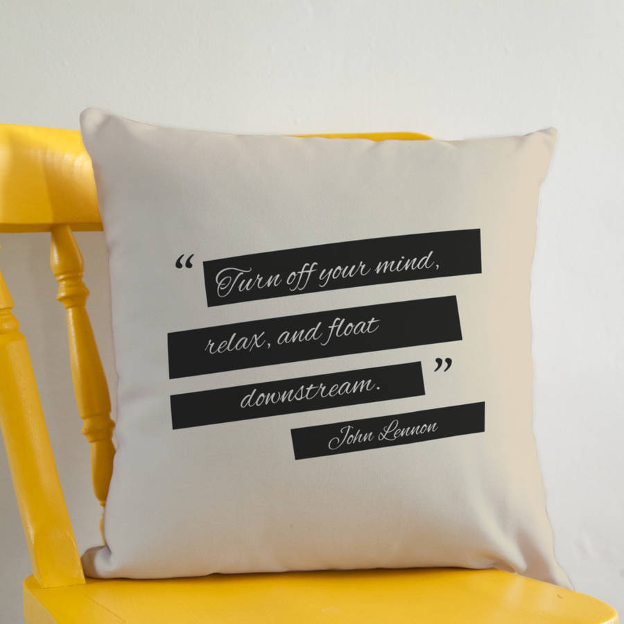 Personalised Quote Cushion By So Close | notonthehighstreet.com