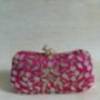 Hot Pink Frog Clasp Clutch, thumbnail 5 of 12