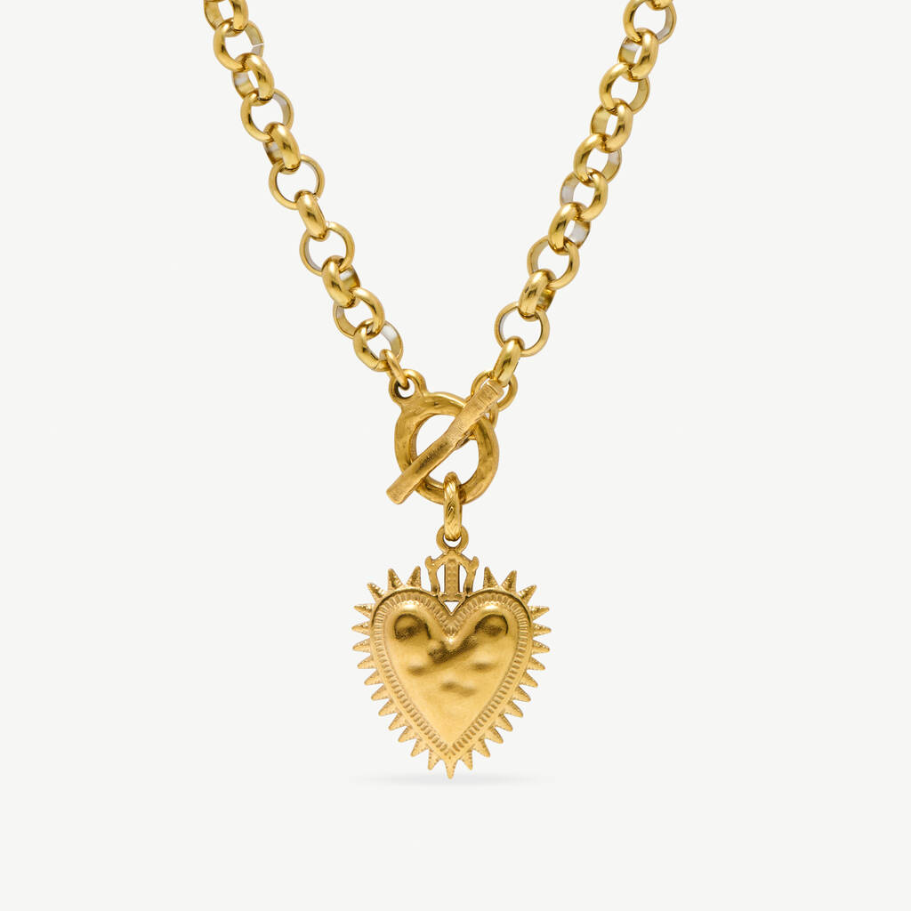 Sacred Heart Pendant Necklace, 1 of 12