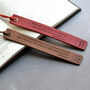 Personalised Valentine's Day Bookmark Custom Romantic Quote, thumbnail 1 of 8